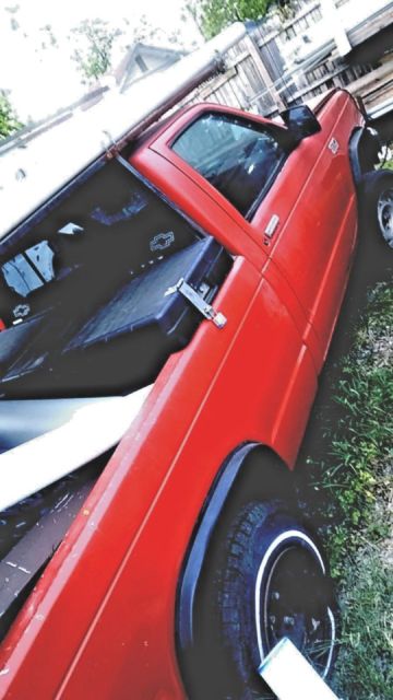 1987 Red Chevrolet S-10 Standard Cab Pickup