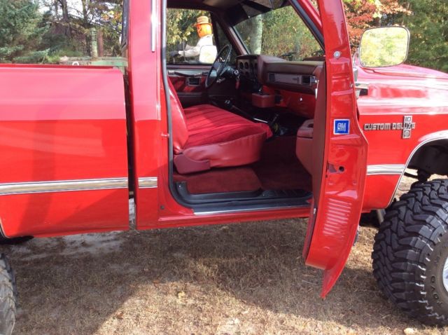 1987 Red Chevrolet C/K Pickup 1500 Standard Cab Pickup