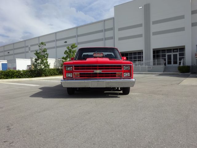 1987 Red Chevrolet C-10 Pickup