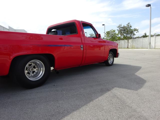 1987 Red Chevrolet C-10 Pickup