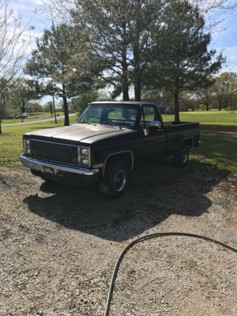 1987 Black Chevrolet C/K Pickup 1500 Regular cab