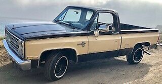 1987 BROWN BEIGE Chevrolet C-10 Crew Cab Pickup
