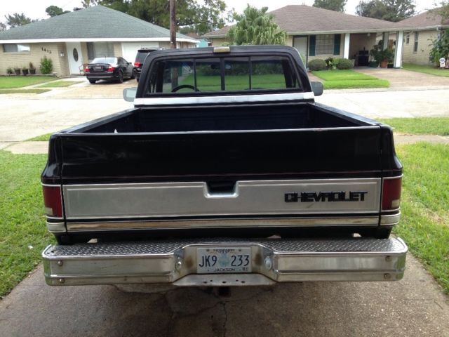 1987 Black Chevrolet C-10 Cab & Chassis