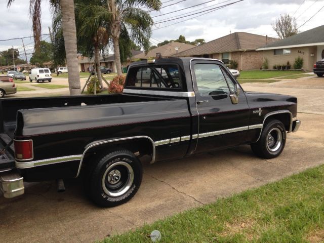 1987 Black Chevrolet C-10 Cab & Chassis