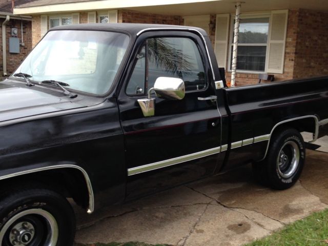 1987 Black Chevrolet C-10 Cab & Chassis