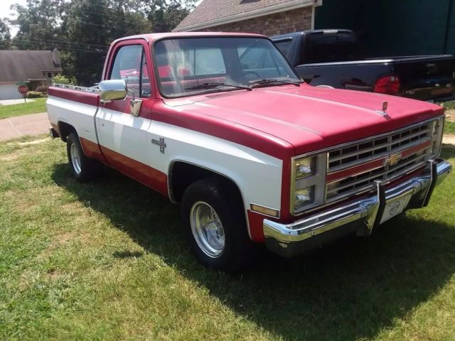 1987 Red Chevrolet C-10 Pickup