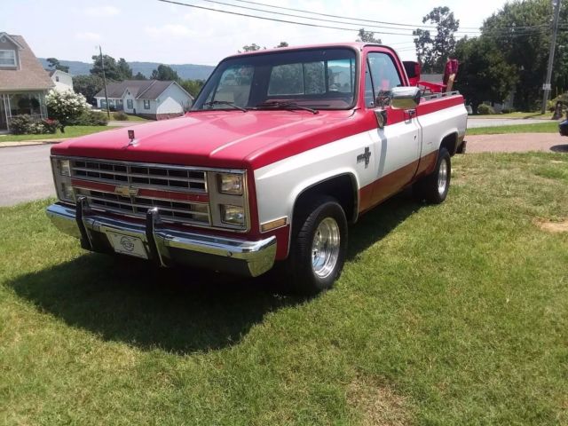 1987 Red Chevrolet C-10 Pickup