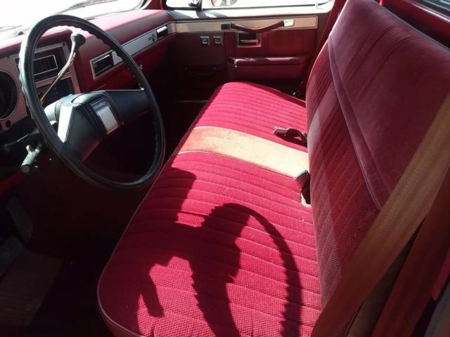 1987 Red Chevrolet C-10 Pickup