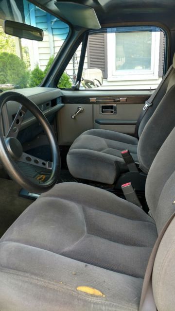 1987 Blue Chevrolet C/K Pickup 1500 Standard Cab Pickup