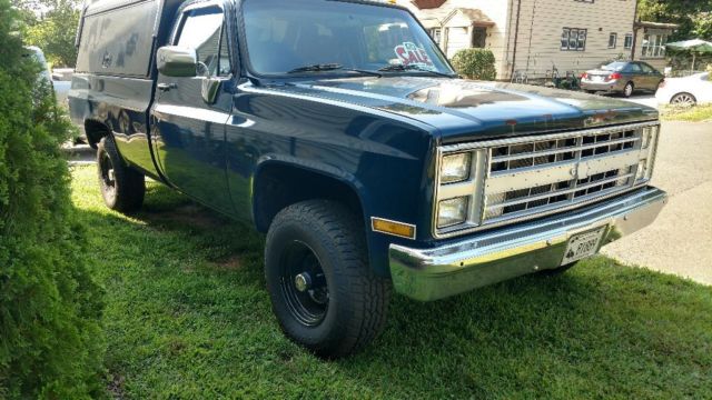 1987 Blue Chevrolet C/K Pickup 1500 Standard Cab Pickup