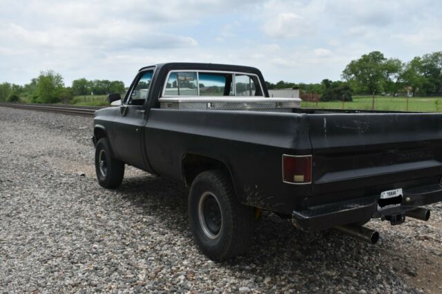 1987 Black Chevrolet Silverado 2500 Standard Cab Pickup