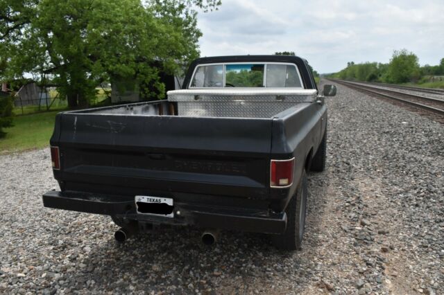 1987 Black Chevrolet Silverado 2500 Standard Cab Pickup
