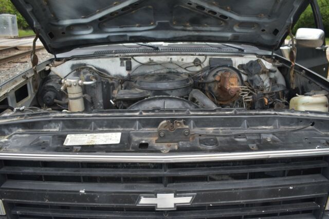 1987 Black Chevrolet Silverado 2500 Standard Cab Pickup