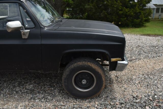 1987 Black Chevrolet Silverado 2500 Standard Cab Pickup