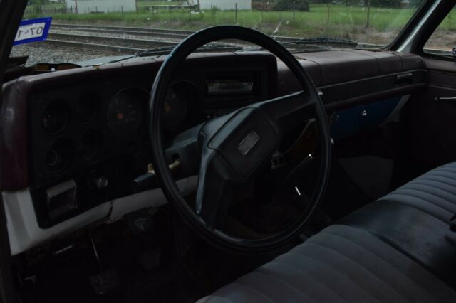 1987 Black Chevrolet Silverado 2500 Standard Cab Pickup