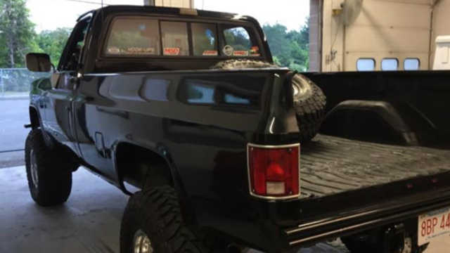 1987 Black Chevrolet Silverado 3500 Standard Cab Pickup
