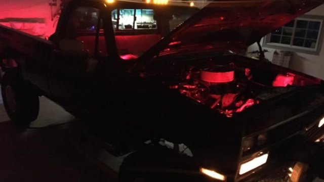 1987 Black Chevrolet Silverado 3500 Standard Cab Pickup