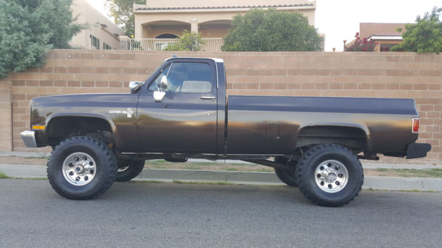 1987 Brown Chevrolet C/K Pickup 3500 Standard Cab Pickup