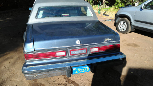 1987 Blue Chrysler Other Sedan