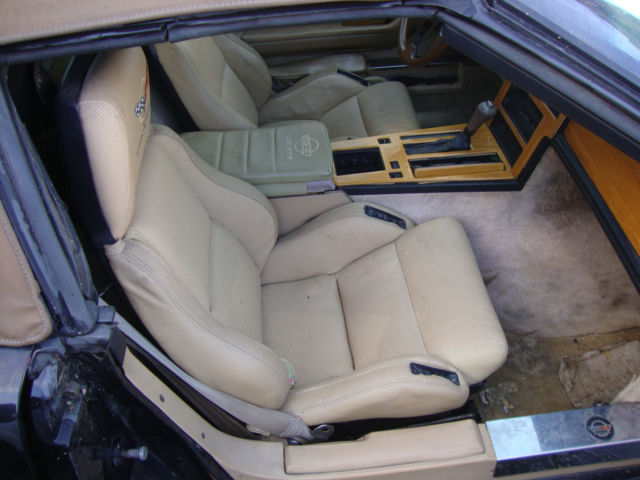 1987 Black Chevrolet Corvette Convertible
