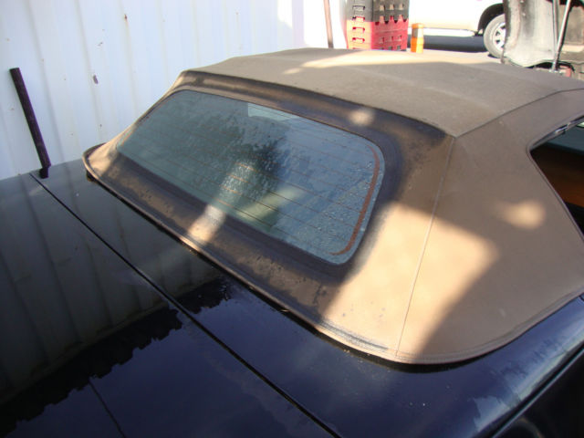 1987 Black Chevrolet Corvette Convertible