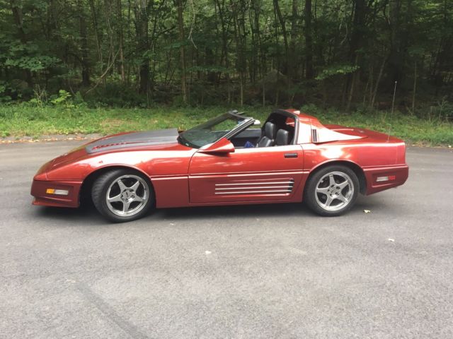 1987 Dark Red Chevrolet Corvette Hatchback