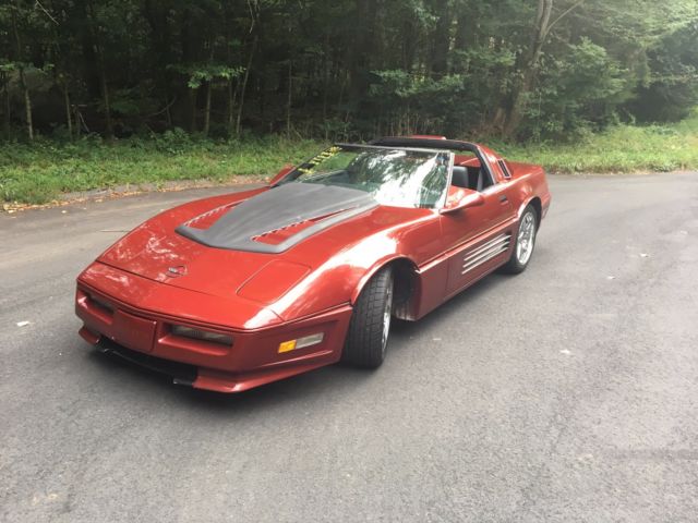1987 Dark Red Chevrolet Corvette Hatchback
