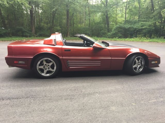 1987 Dark Red Chevrolet Corvette Hatchback