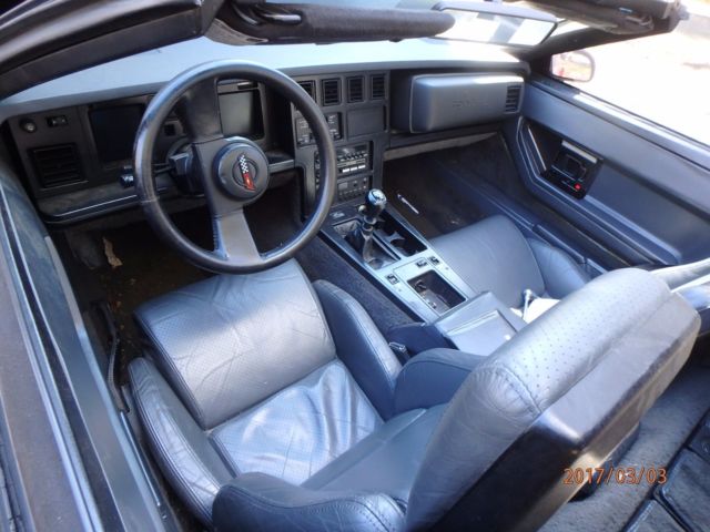 1987 Dark Red Chevrolet Corvette Hatchback