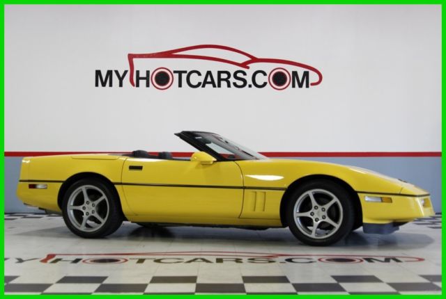 1987 Yellow Chevrolet Corvette Convertible