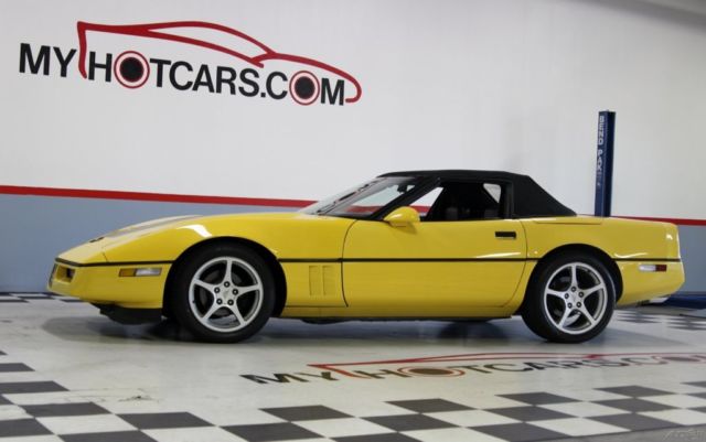 1987 Yellow Chevrolet Corvette Convertible