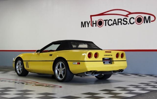 1987 Yellow Chevrolet Corvette Convertible