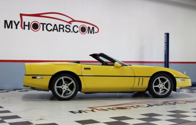 1987 Yellow Chevrolet Corvette Convertible