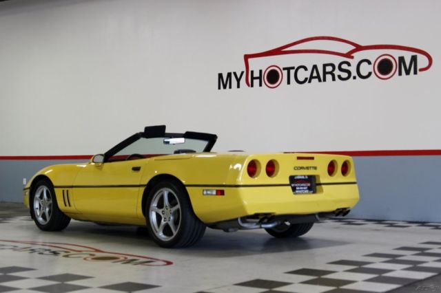 1987 Yellow Chevrolet Corvette Convertible