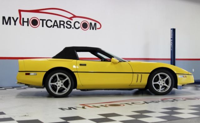 1987 Yellow Chevrolet Corvette Convertible