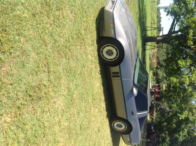 1987 Silver Chevrolet Corvette Convertible