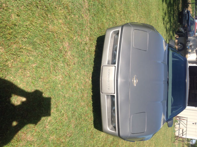 1987 Silver Chevrolet Corvette Convertible