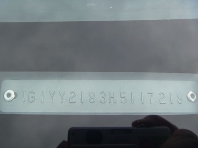 1987 Medium Blue Metallic (2OU) Chevrolet Corvette Coupe