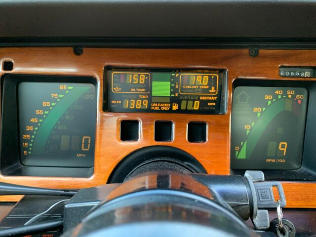 1987 Red Chevrolet Corvette