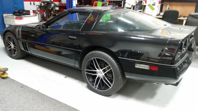 1987 Black Chevrolet Corvette Coupe