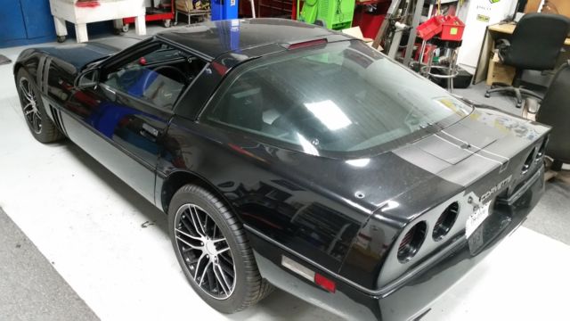 1987 Black Chevrolet Corvette Coupe