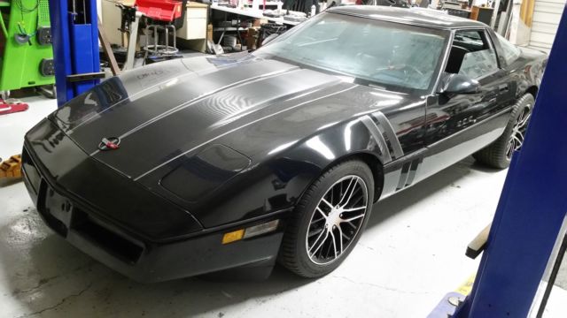 1987 Black Chevrolet Corvette Coupe
