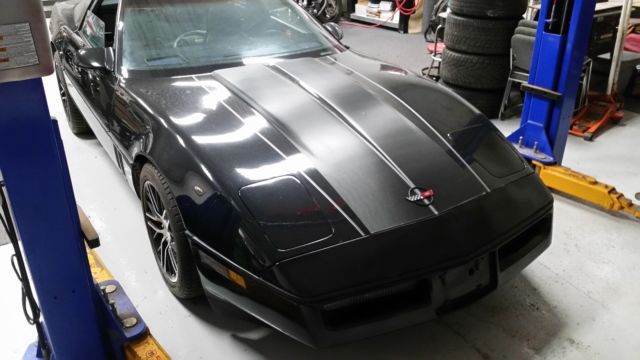 1987 Black Chevrolet Corvette Coupe