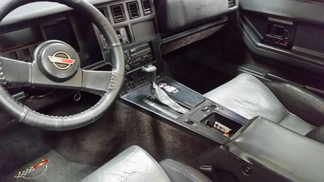 1987 Black Chevrolet Corvette Coupe