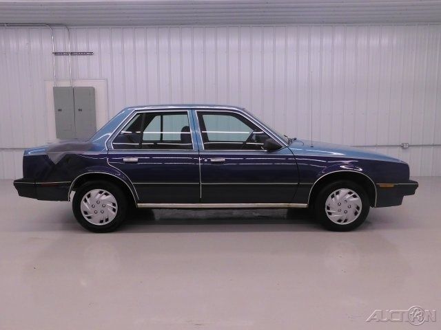 1987 Blue Chevrolet Cavalier Sedan
