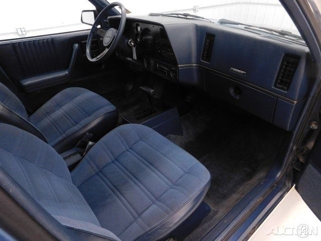 1987 Blue Chevrolet Cavalier Sedan