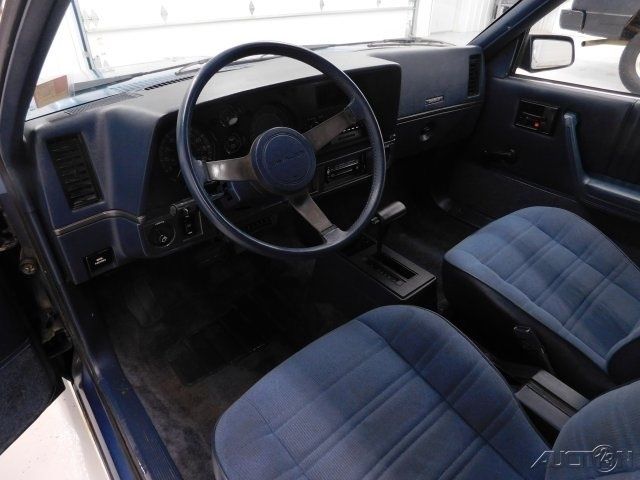 1987 Blue Chevrolet Cavalier Sedan