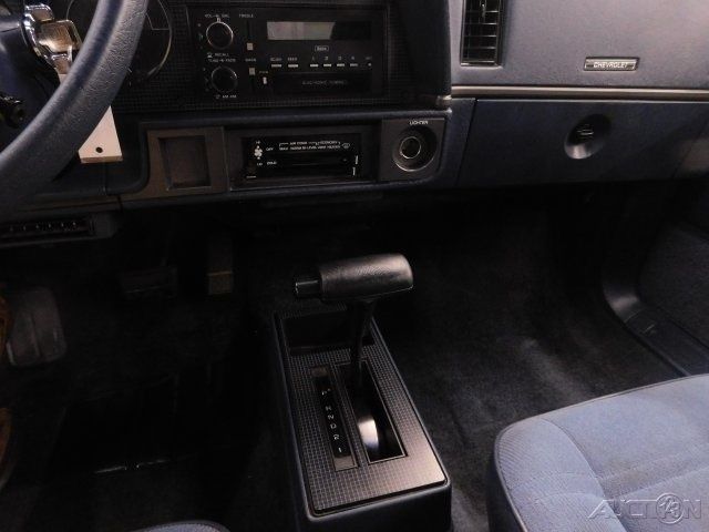 1987 Blue Chevrolet Cavalier Sedan