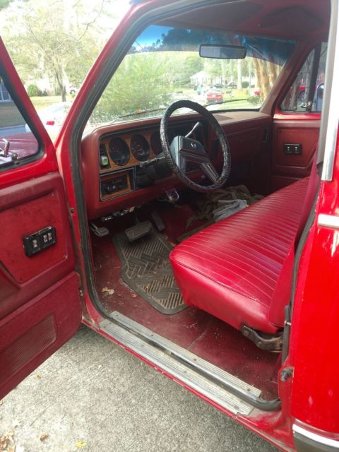 1987 Red Dodge Other Pickups Standard Cab Pickup
