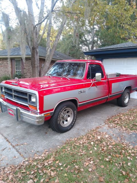 1987 Red Dodge Other Pickups Standard Cab Pickup